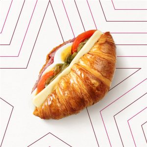 Pastrami, Egg & Cheese Hot Croissant