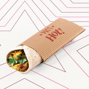 Tikka Spiced Chicken Hot Wrap